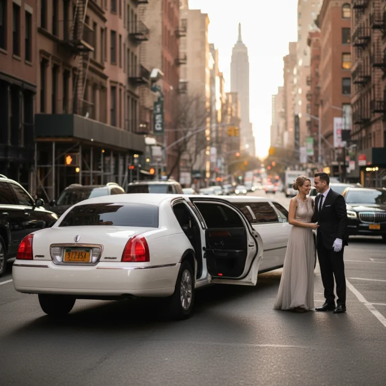 Anniversary Dinner: Limousine New York NY for Romance